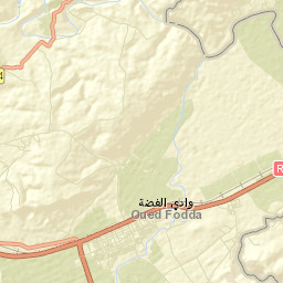 Oued Fodda Street Map