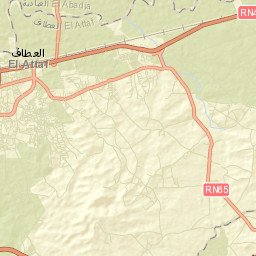 El Attaf Street Map