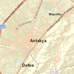 Antakya Street Map