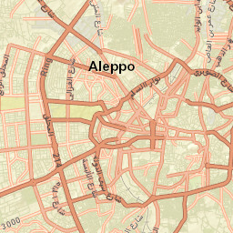 Aleppo Street Map