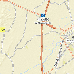 Nonsan Street Map