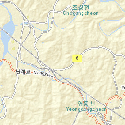 Yeongdong Street Map