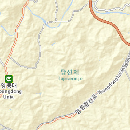 Yeongdong-gun Street Map