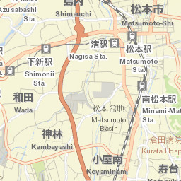 Matsumoto Street Map