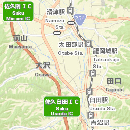 Saku Shi Street Map