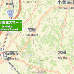 Omitama-shi Street Map