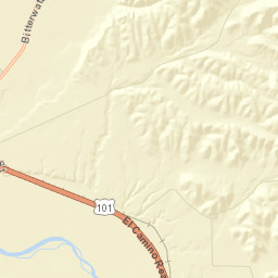 Welby California Street Map