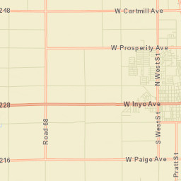 Paige California Street Map