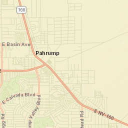 Pahrump Street Map