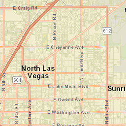 North Las Vegas Street Map