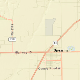 State Highway 207, Spearman, TX 79081 Street Map