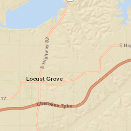 Locust Grove Street Map