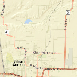 Unnamed Road, Siloam Springs, AR 72761 Street Map