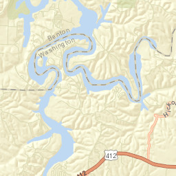 War Eagle Cove Arkansas Street Map