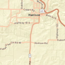 867 E South Ave Harrison Arkansas Street Map