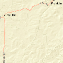Violet Hill Arkansas Street Map