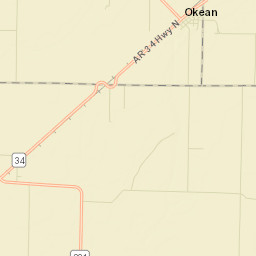 Whiskerville Arkansas Street Map