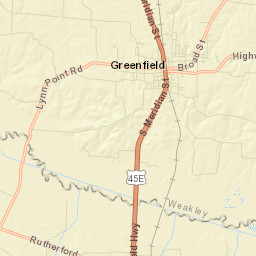 504-610 Beech Springs Road, Greenfield Street Map