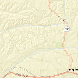 McEwen Tennessee Street Map