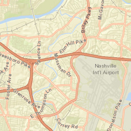 Woodbine Tennessee Street Map