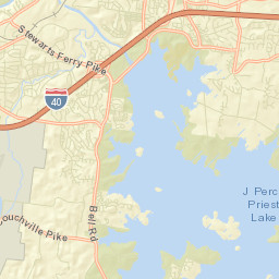 2129-2137 Elm Hill Marina, Nashville, TN Street Map