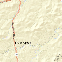 Sykes Tennessee Street Map