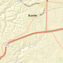 Ensor Tennessee Street Map