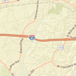 Tanglewood Tennessee Street Map