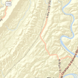 Westwood Estates Tennessee Street Map