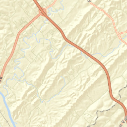Deep Springs Tennessee Street Map