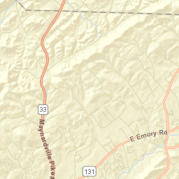 Sumter Hills Tennessee Street Map