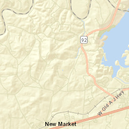 New Market Tennessee Street Map