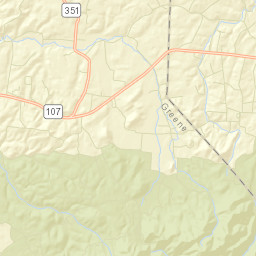 Horse Creek Tennessee Street Map