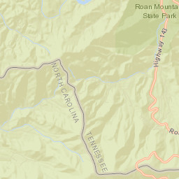 Burbank Tennessee Street Map