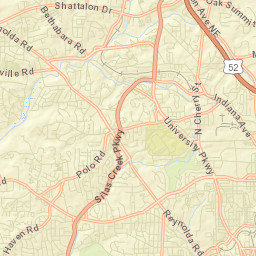 Forsyth County Street Map