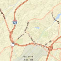 1385-1399 NC Highway 68 South, Oak Ridge Street Map