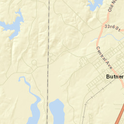 Butner Street Map