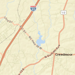Creedmoor Street Map