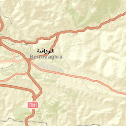 Berrouaghia Street Map