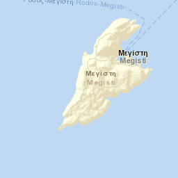 Megísti Street Map