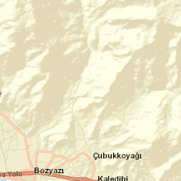 Bozyazı Street Map