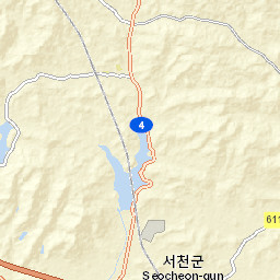 Seocheon-gun Street Map