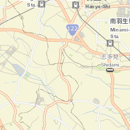 Hanyū-shi Street Map