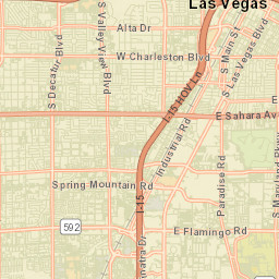 2310-2398 S Las Vegas Blvd Las Vegas Street Map