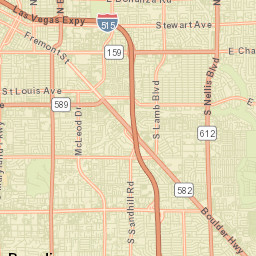 1427 Silver Mesa Cir Las Vegas NV Street Map
