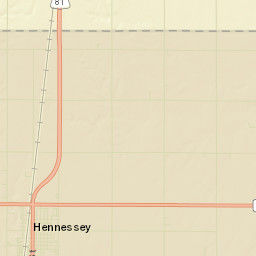 Hennessey Street Map