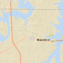 1860 Old Hwy 48 Mannford OK  Street Map