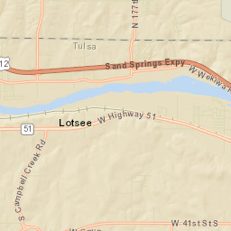 18725 Old State Highway 51 Sand Springs OK 74063 Street Map