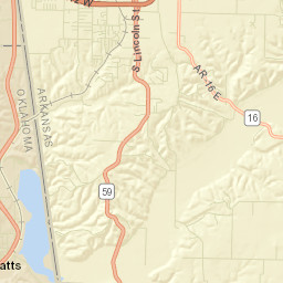 Lake Frances Arkansas Street Map