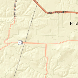 Whitener Arkansas Street Map